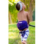 Adorable Grape Ballet Bow Leg Warmers